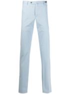 Pt01 Straight Leg Chino Trousers - Blue