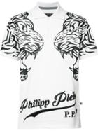 Philipp Plein Lost Polo Shirt, Men's, Size: Medium, White, Cotton