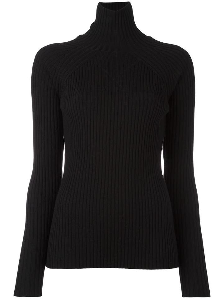 Kenzo Roll Neck Jumper, Women's, Size: Large, Black, Wool