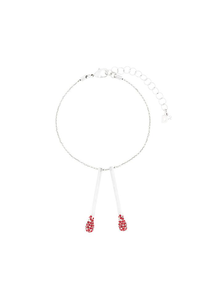 Dsquared2 Crystal-embellished Matches Bracelet - Metallic