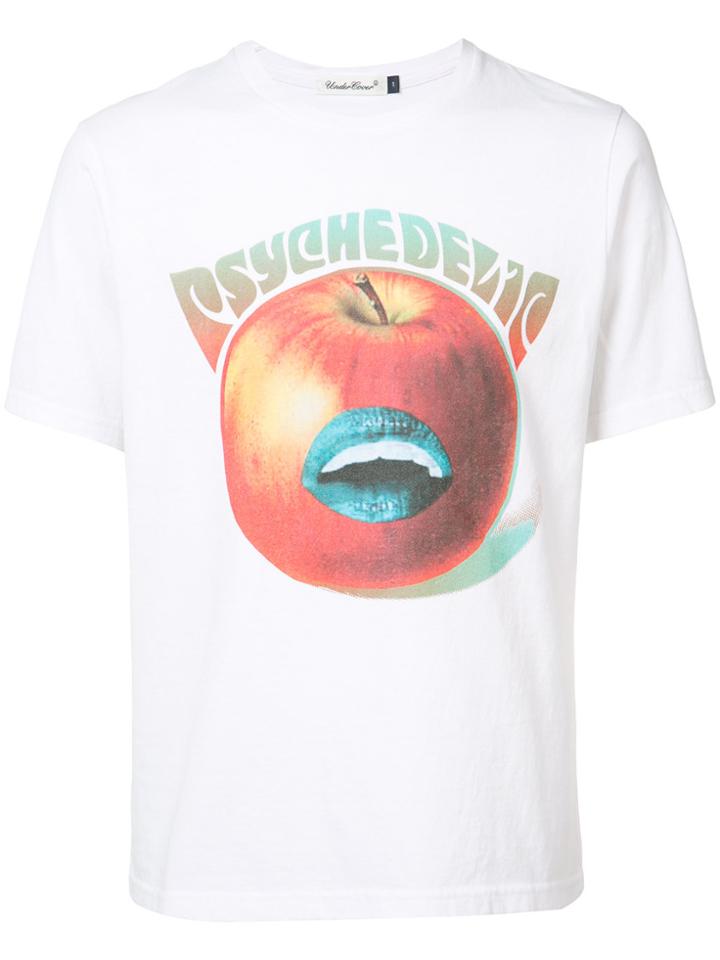 Undercover 'psychedelic Apple' Print T-shirt - White