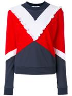 Msgm - Colour Block Sweater - Women - Polyamide/polyester - 44, Blue, Polyamide/polyester