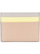 Marni Colour Block Card Holder - Neutrals