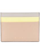 Marni Colour Block Card Holder - Neutrals