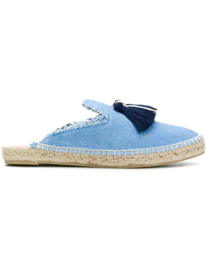 Castañer Tassel Espadrille Slippers - Blue
