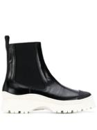 Nicole Saldaña Platform Boots - Black