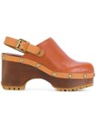 See By Chloé Heeled Clogs - Brown