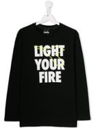 Diadora Junior Teen Light Your Fire Sweatshirt - Black