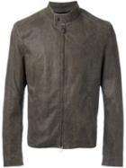 Drome Band Collar Jacket, Men's, Size: 50, Brown, Lamb Nubuck Leather