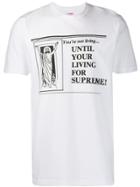 Supreme Living Print T-shirt - White