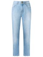 Egrey Straight-leg Jeans, Women's, Size: 40, Blue, Cotton