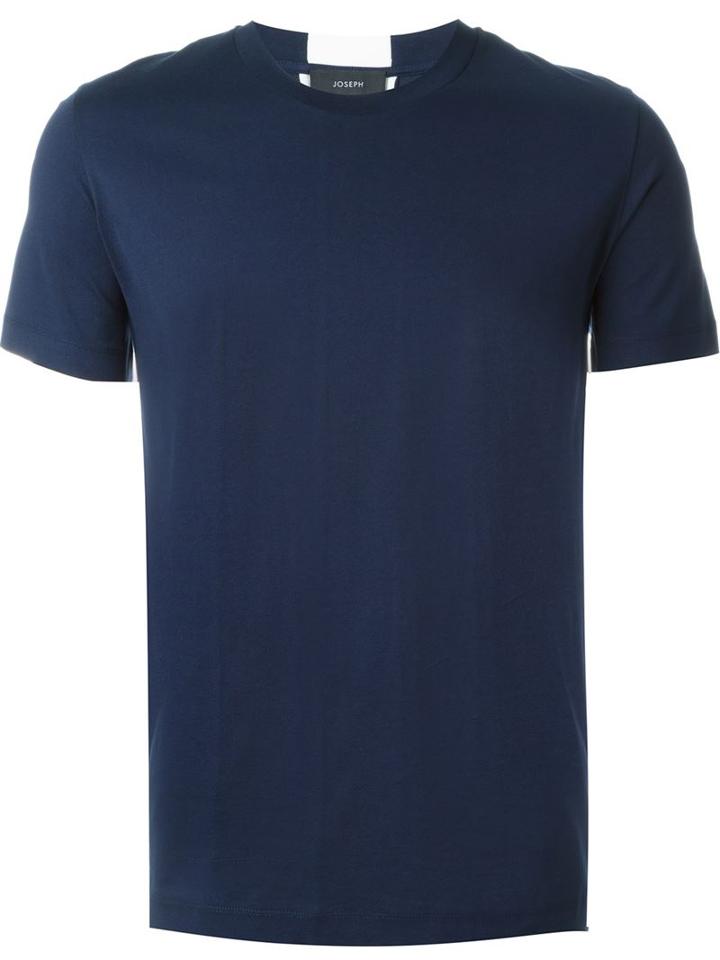 Joseph Contrast Stripe T-shirt, Men's, Size: L, Blue, Cotton