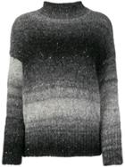 Snobby Sheep Degradé Sweater - Black