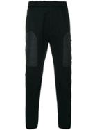 Les Hommes Urban Patch Pocket Trousers - Black