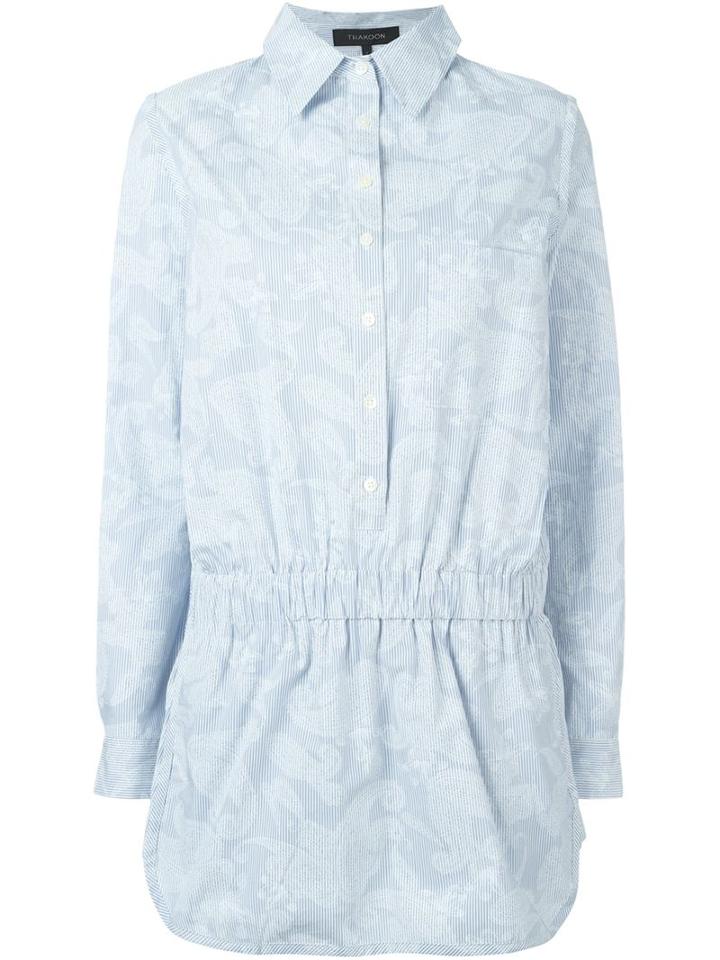 Thakoon Paisley Print Playsuit, Women's, Size: 4, Blue, Cotton