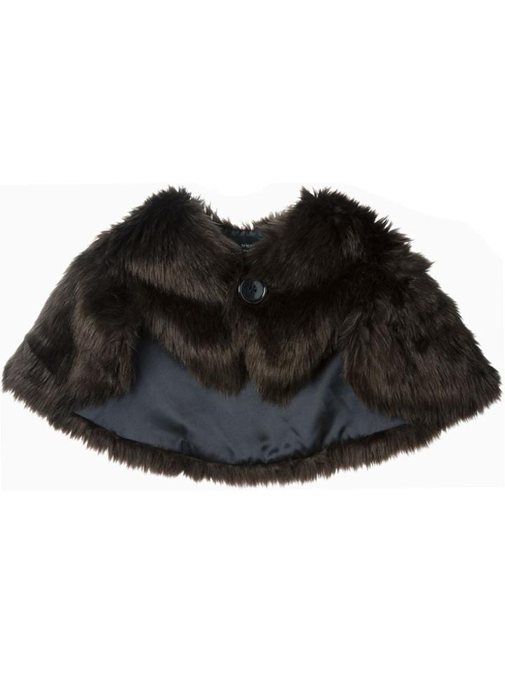 Comme Des Garçons Vintage Faux Fur Cape - Grey