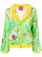 Blumarine Fur Collar Sweater - Green
