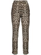 Veronica Beard Leopard Print Trousers - Neutrals