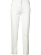 Derek Lam Cigarette Trousers, Women's, Size: 38, White, Elastodiene/polyamide/viscose