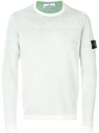 Stone Island Hand Sprayed Jumper - Green