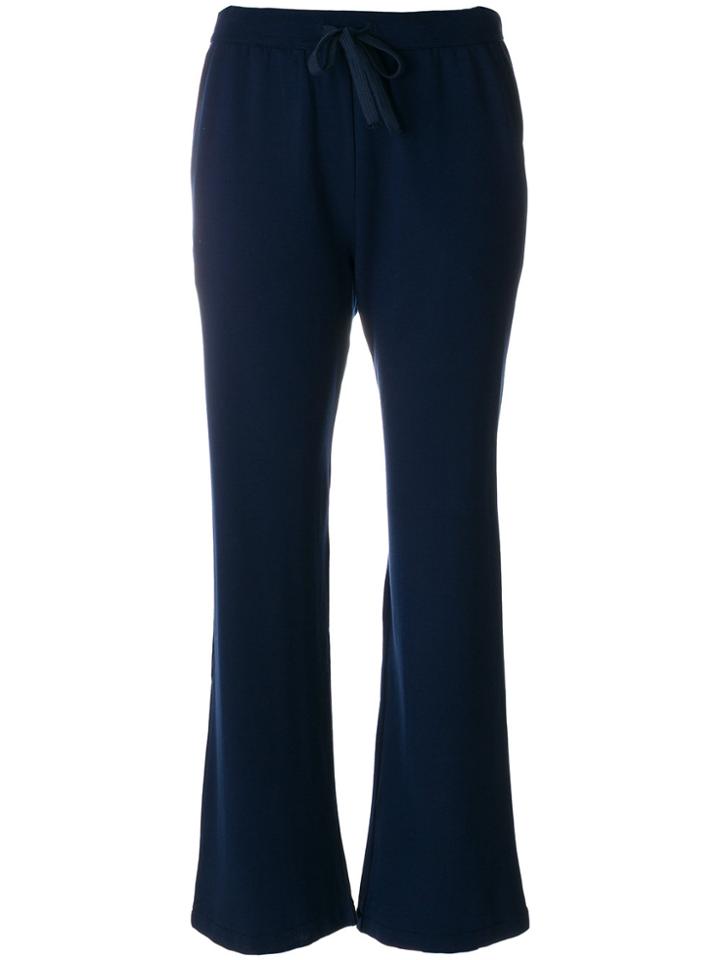 Majestic Filatures Straight Leg Trousers - Blue