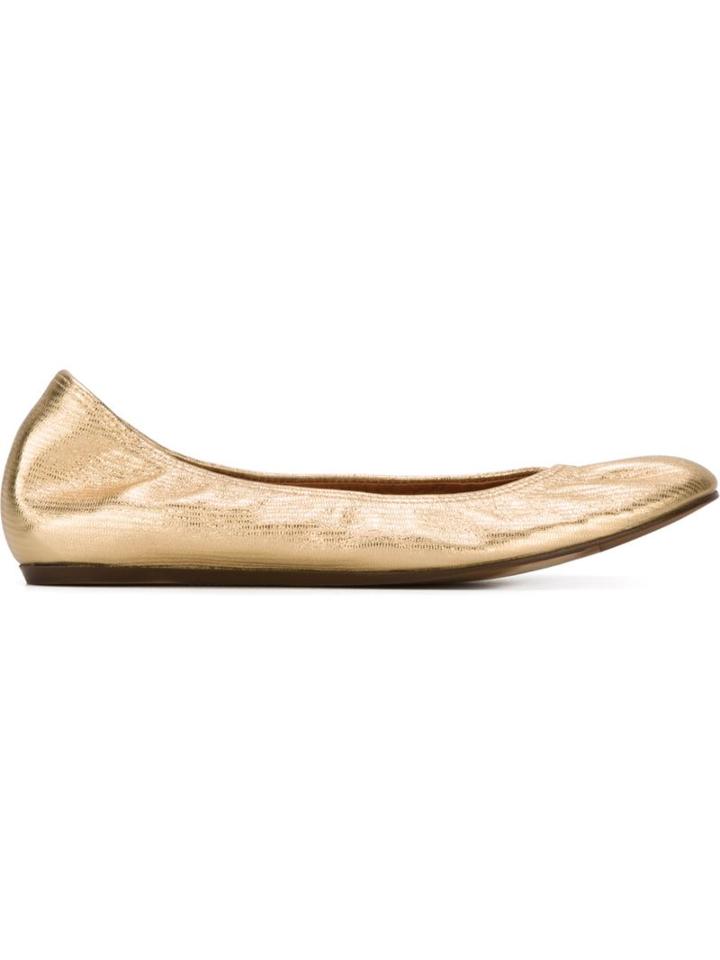 Lanvin Classic Ballerinas, Women's, Size: 37, Grey, Leather