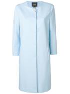 Cavalli Class Crystal Detail Coat - Blue