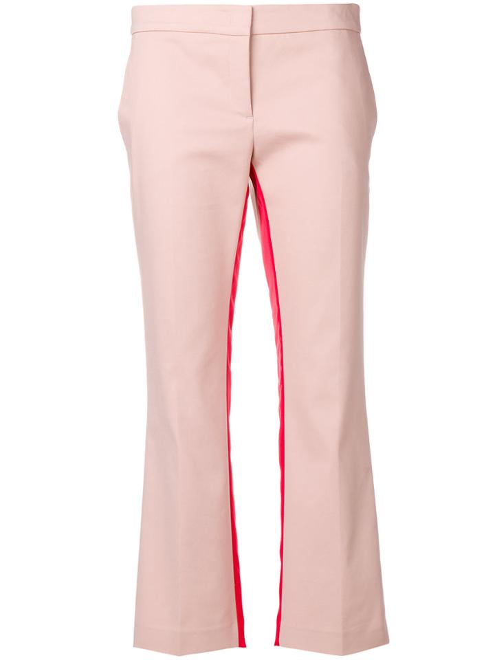 Liu Jo 40s Glam Cropped Trousers - Pink & Purple
