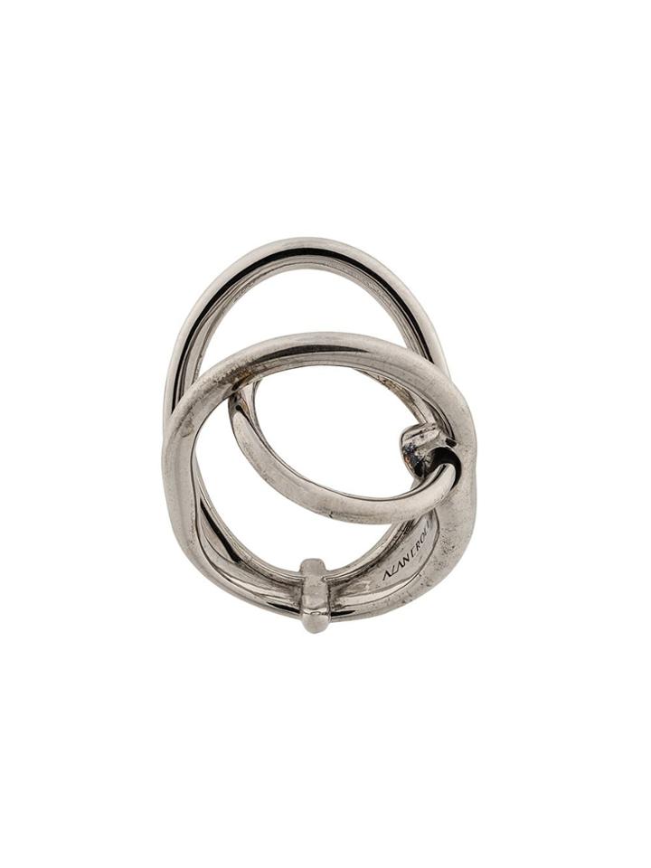 Alan Crocetti Multi Circle Hoop Ring - Silver