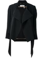 Chloé Draped Jacket, Women's, Size: 40, Black, Acetate/viscose/silk/acetate