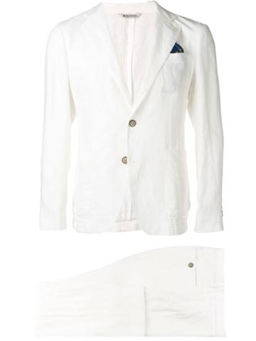 Manuel Ritz Two Piece Suit - White
