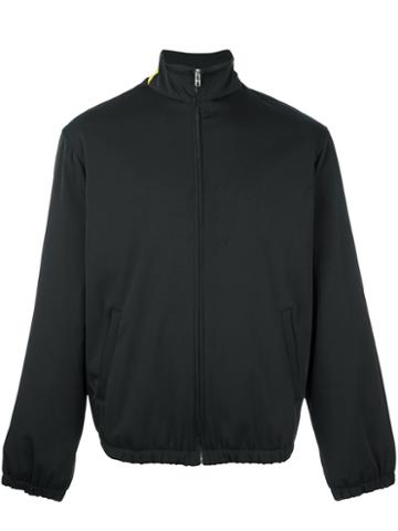 Nicola Indelicato High Neck Zipped Jacket, Men's, Size: Small, Black, Polyester