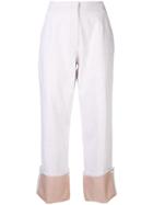 Christopher Esber Fold-up Hem Trousers - Neutrals
