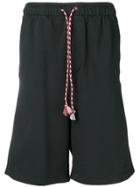 Qasimi Black Track Shorts