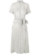 Lisa Marie Fernandez - Polka Dot Shirt Dress - Women - Cotton - 1, White, Cotton