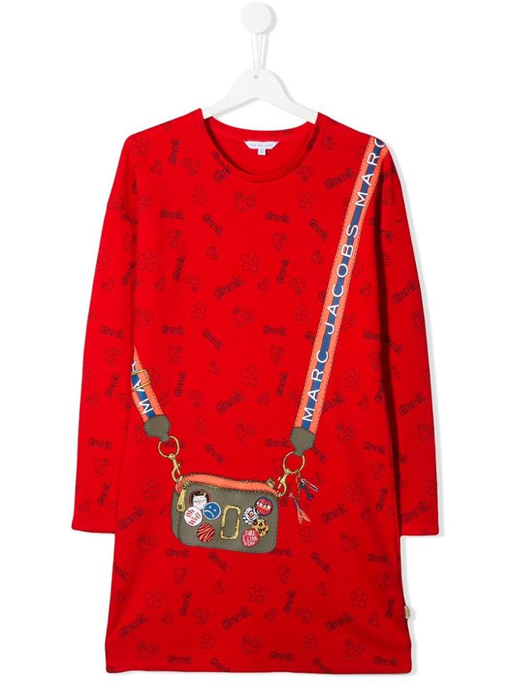 Little Marc Jacobs Teen Crossbody Bag Dress - Red