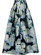 Adam Lippes Floral Jacquard Full Skirt