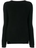 Stefano Mortari Boat Neck Jumper - Black