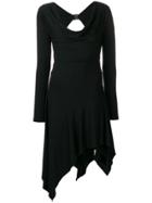 Roberto Cavalli Asymmetric Dress - 05051 Black