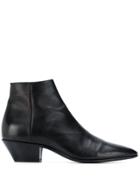 Saint Laurent Jonas 45 Zipped Boots - Black