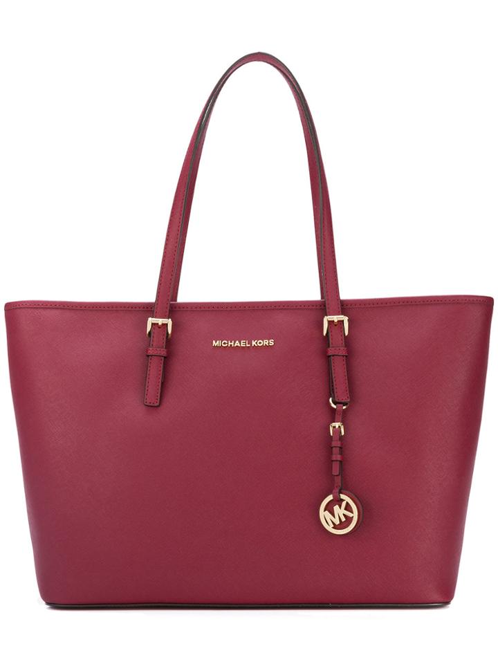 Michael Michael Kors Jet Set Tote Bag - Red