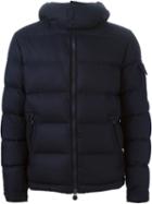 Moncler 'montgenevre' Padded Jacket, Men's, Size: 3, Blue, Feather Down/polyamide/wool