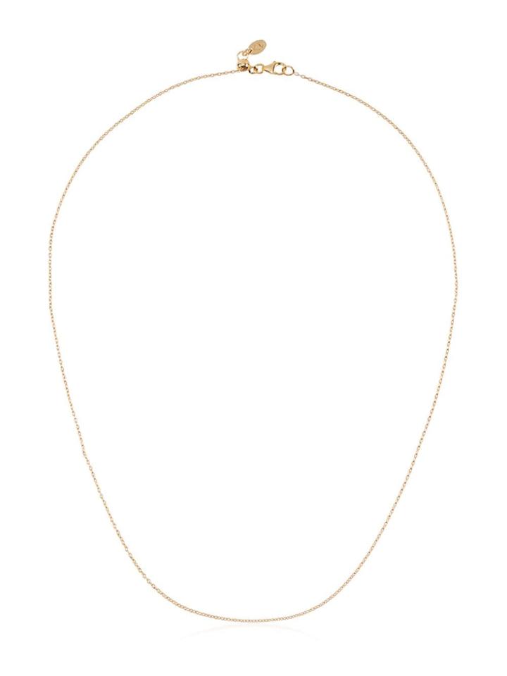 Loquet 18 Inch Yellow Gold Chain - Metallic