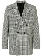 Ami Alexandre Mattiussi Lined Oversize Double-breasted Blazer - Black