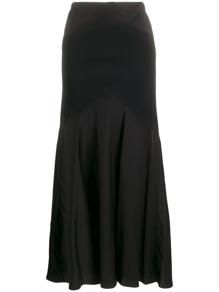 Ralph Lauren Collection Contrast Long Dress - Black