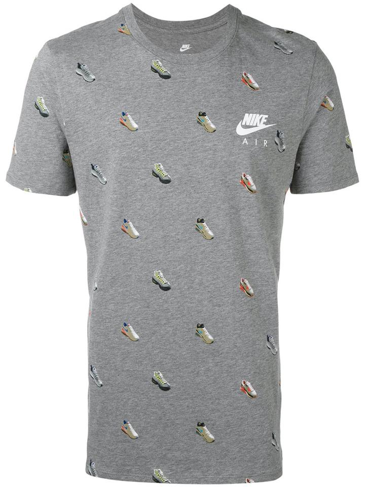Nike - Air Max T-shirt - Men - Cotton - M, Grey, Cotton
