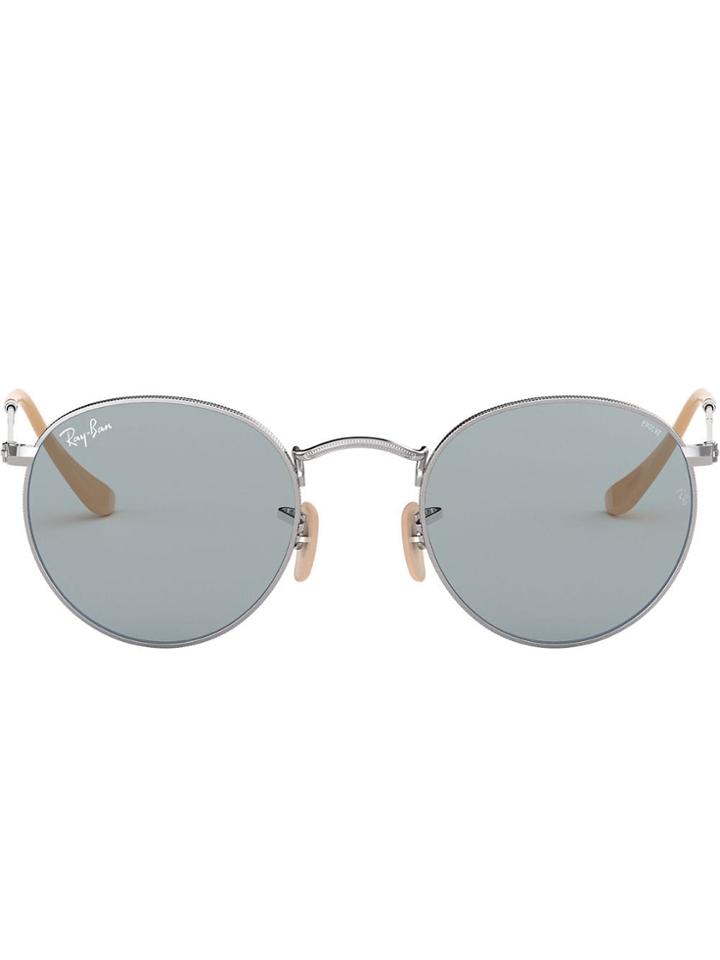 Ray-ban Round Metal Classic Sunglasses - Silver