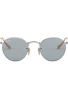Ray-ban Round Metal Classic Sunglasses - Silver