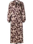 Zimmermann Floral Oversized Gown, Women's, Size: 2, Brown, Viscose