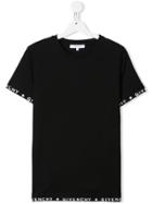 Givenchy Kids Teen Layered Logo T-shirt - Black